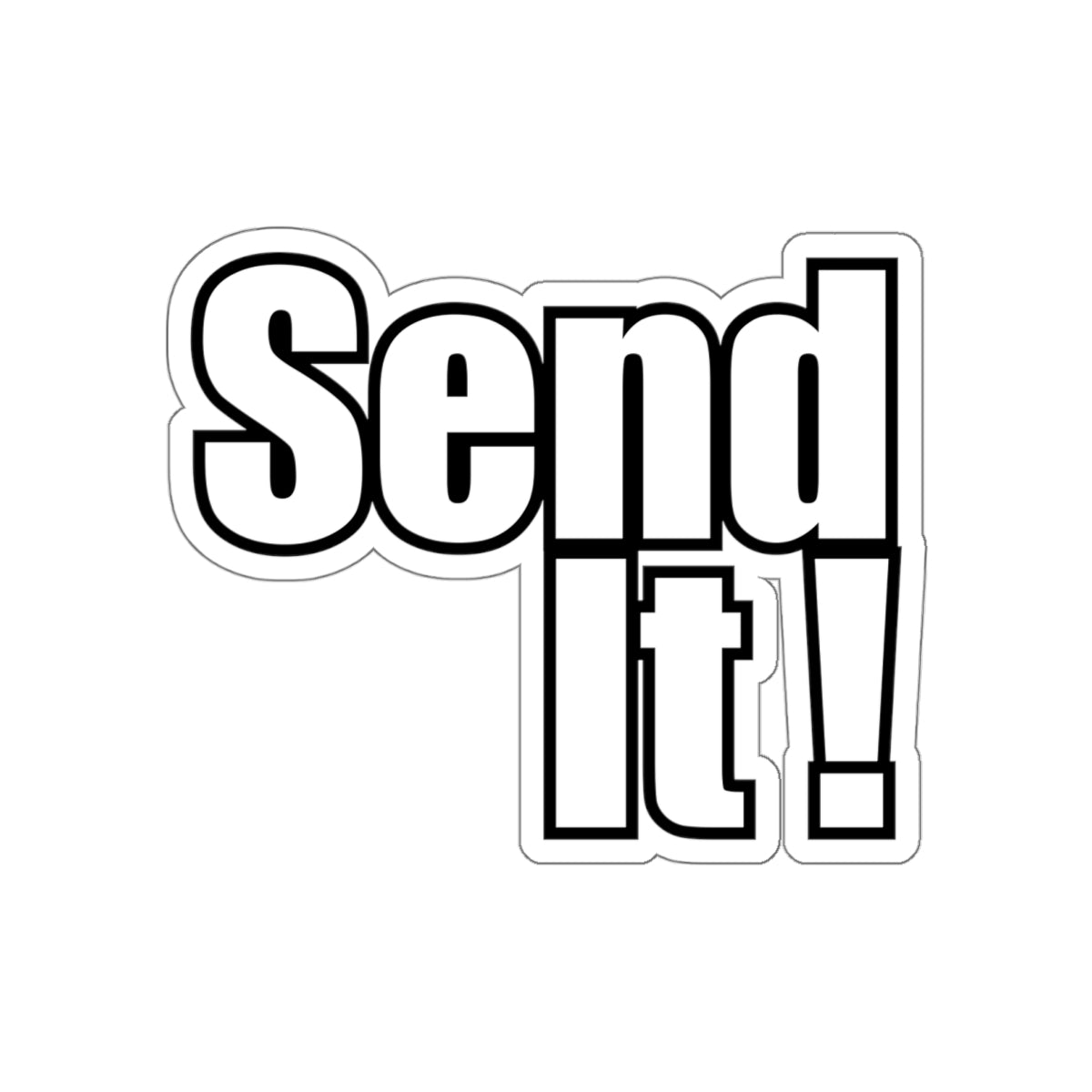 Send It! Die-Cut Sticker