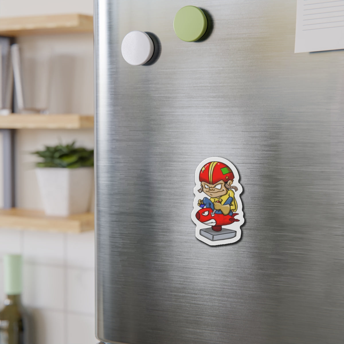 Kid Rocket Die cut sticker