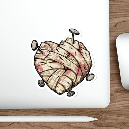 Voodoo Heart Die-Cut Sticker