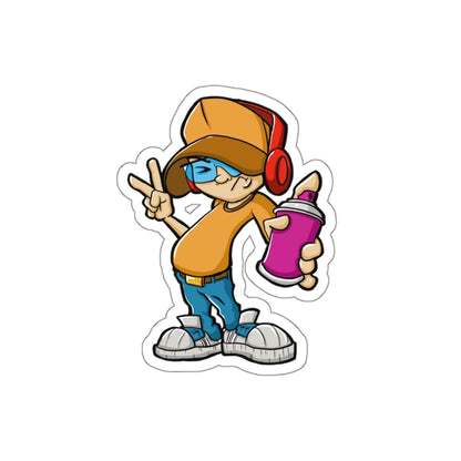 Graffiti Artist Die-Cut Sticker