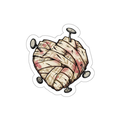 Voodoo Heart Die-Cut Sticker