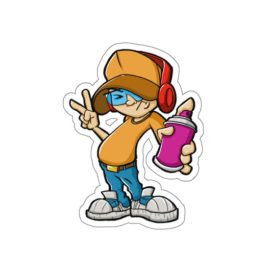 Graffiti Artist Die-Cut Sticker