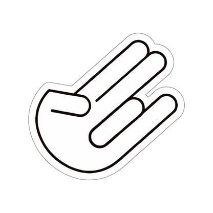 The legendary Shocker White Die-Cut Sticker