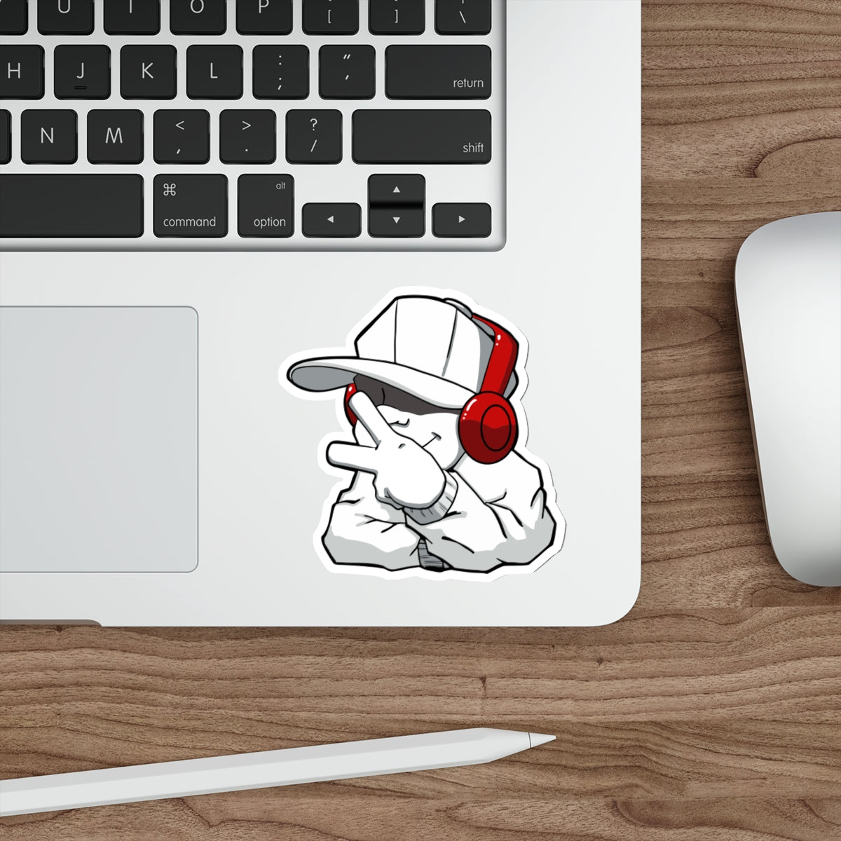 Peace Out Die Cut sticker
