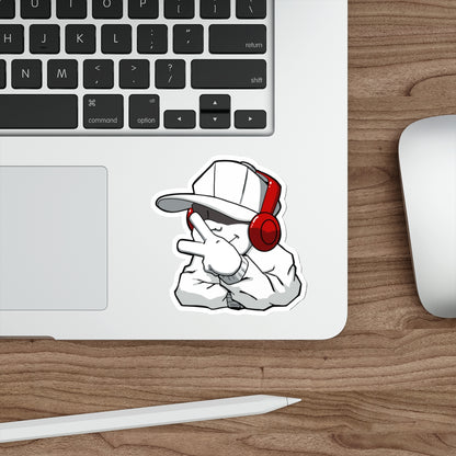 Peace Out Die Cut sticker