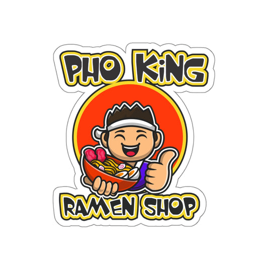 Pho King Ramen Shop Die-Cut Sticker
