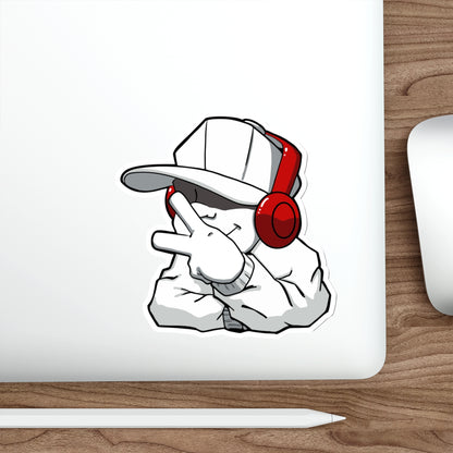 Peace Out Die Cut sticker