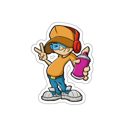 Graffiti Artist Die-Cut Sticker