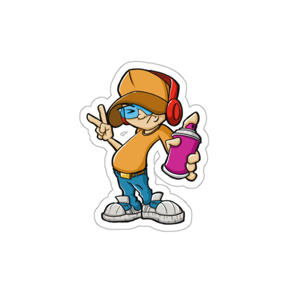 Graffiti Artist Die-Cut Sticker
