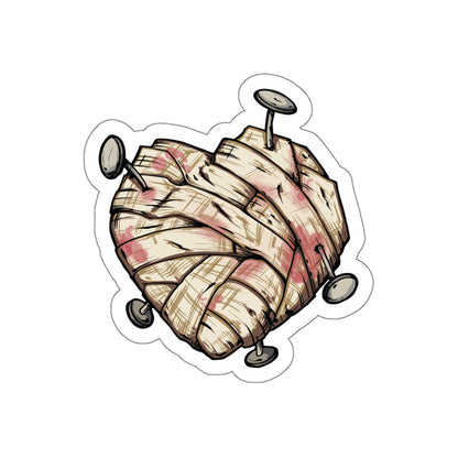 Voodoo Heart Die-Cut Sticker