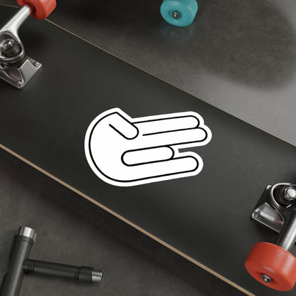 The legendary Shocker White Die-Cut Sticker