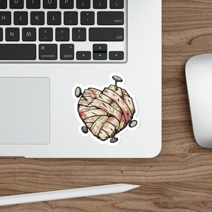 Voodoo Heart Die-Cut Sticker