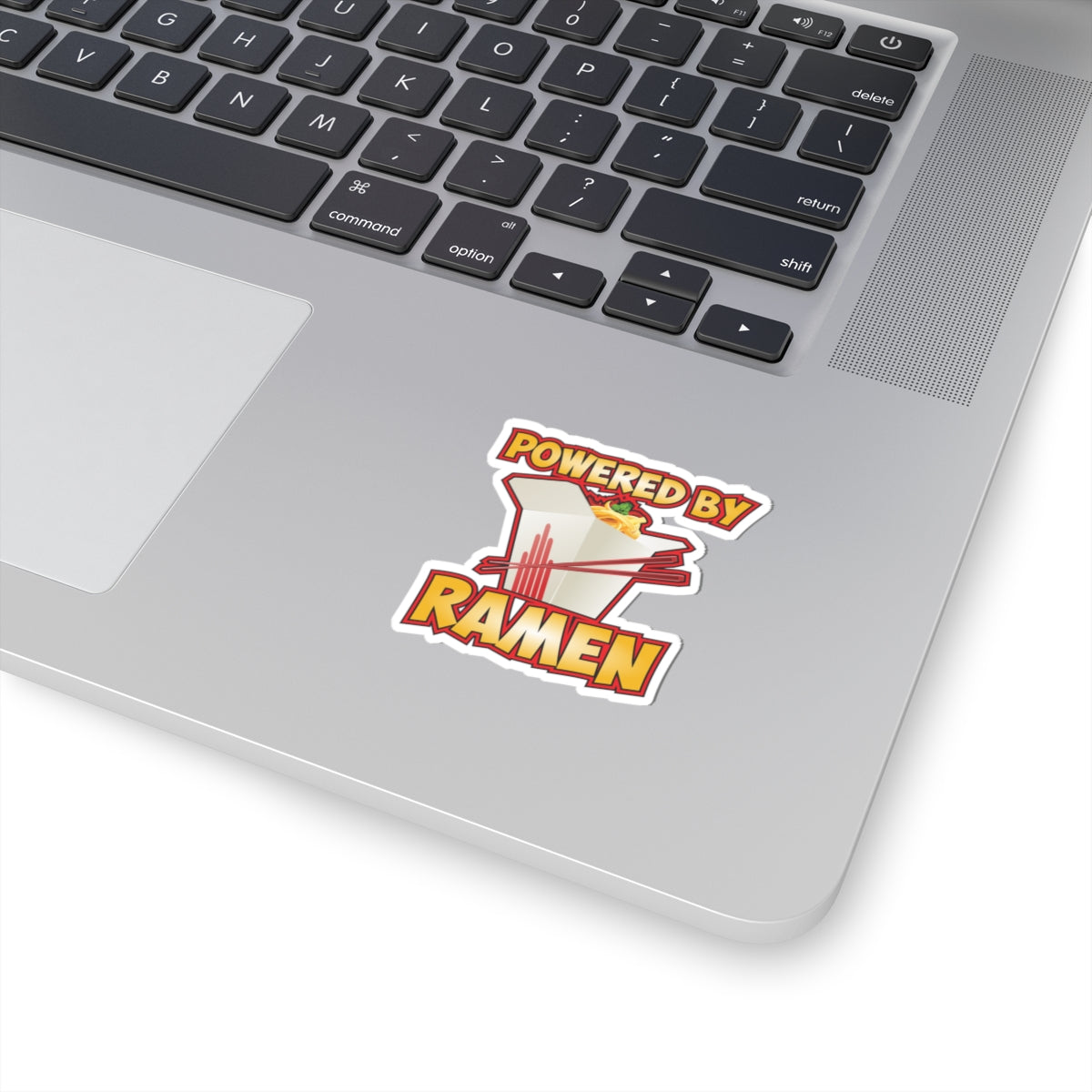 Powered by Ramen Kiss cut sticker, feel the fuel