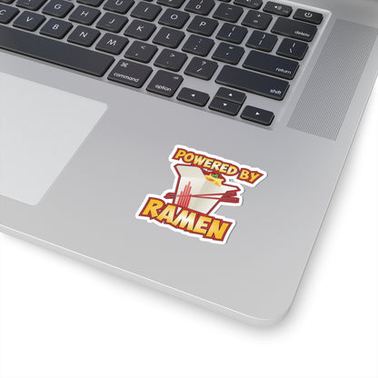 Powered by Ramen Kiss cut sticker, feel the fuel