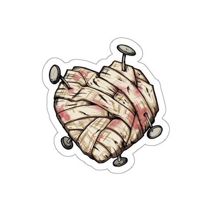 Voodoo Heart Die-Cut Sticker