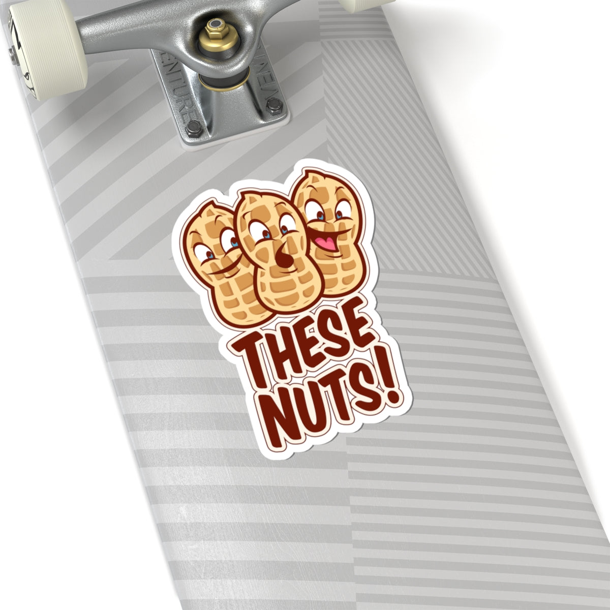 These Nuts! Die cut sticker