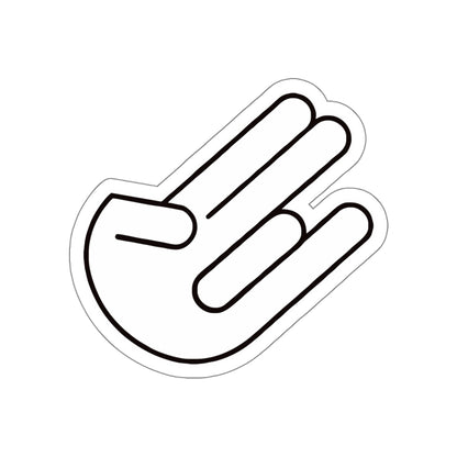The legendary Shocker White Die-Cut Sticker