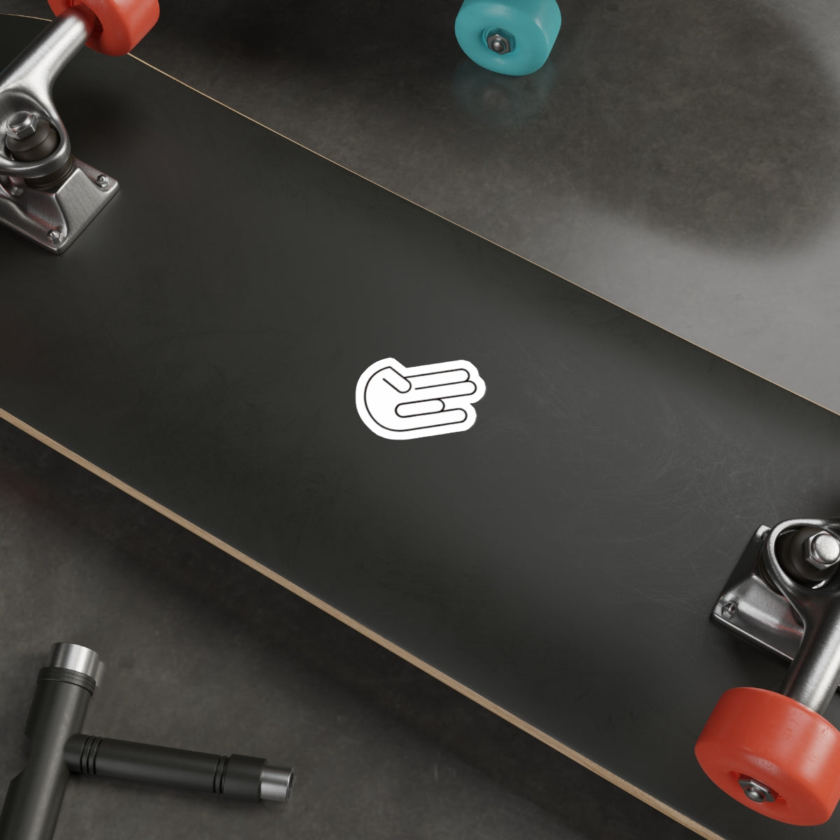 The legendary Shocker White Die-Cut Sticker