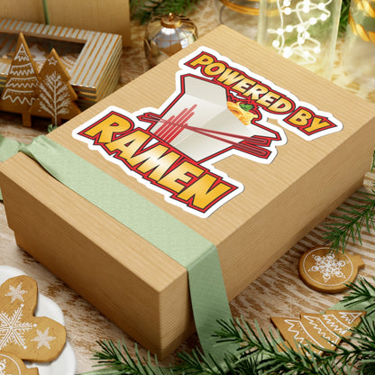 Powered by Ramen Kiss cut sticker, feel the fuel