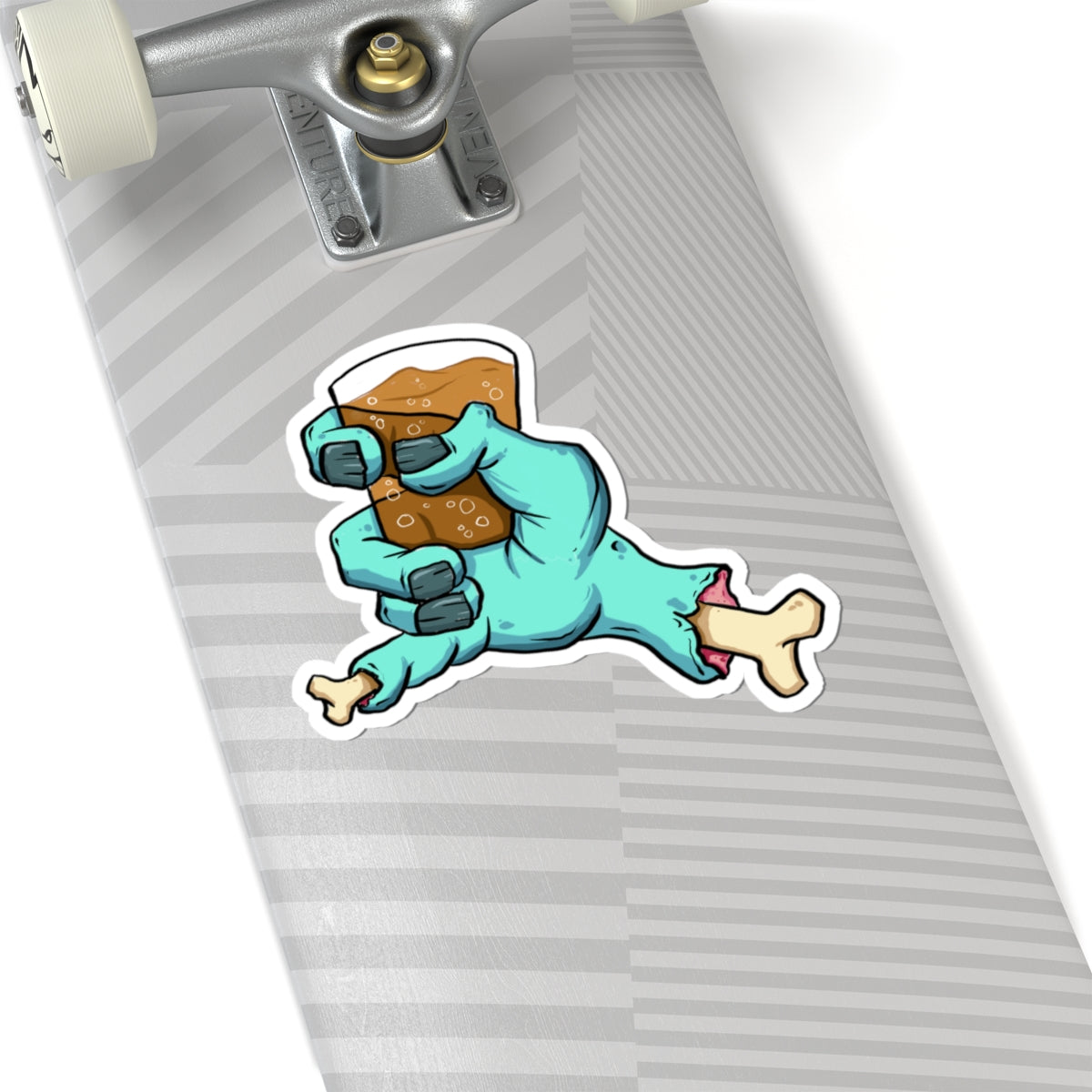 Zombie Shots Die cut sticker
