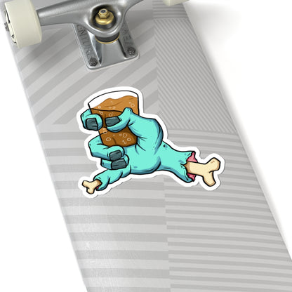 Zombie Shots Die cut sticker