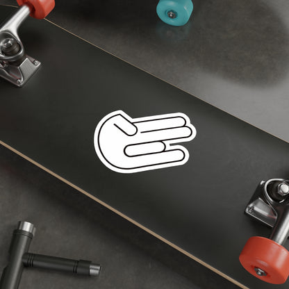 The legendary Shocker White Die-Cut Sticker
