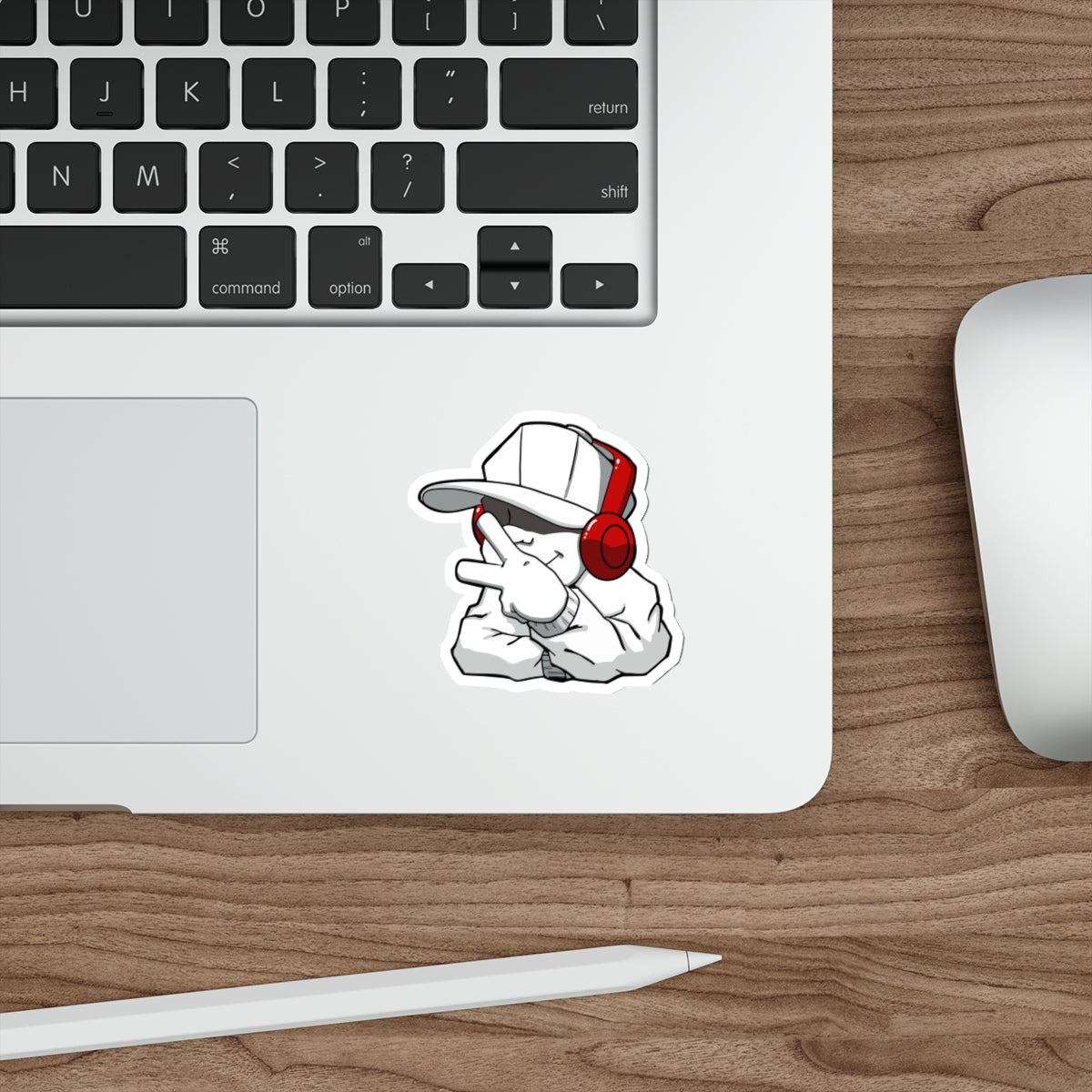 Peace Out Die Cut sticker