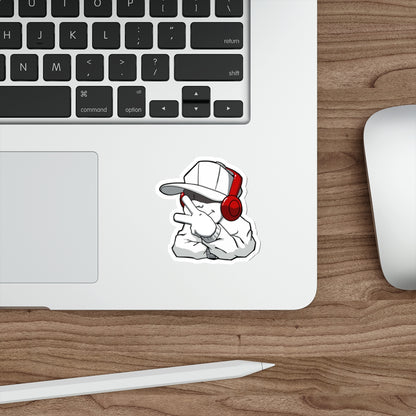 Peace Out Die Cut sticker