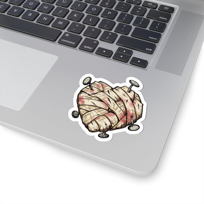 Voodoo Heart Die Cut sticker