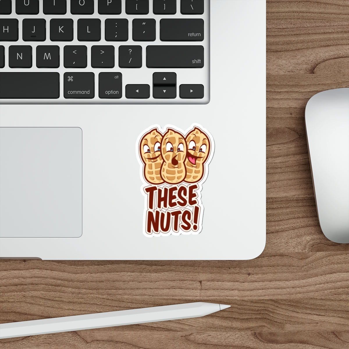 These Nuts! Die-Cut Sticker