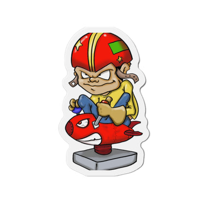 Kid Rocket Die cut sticker