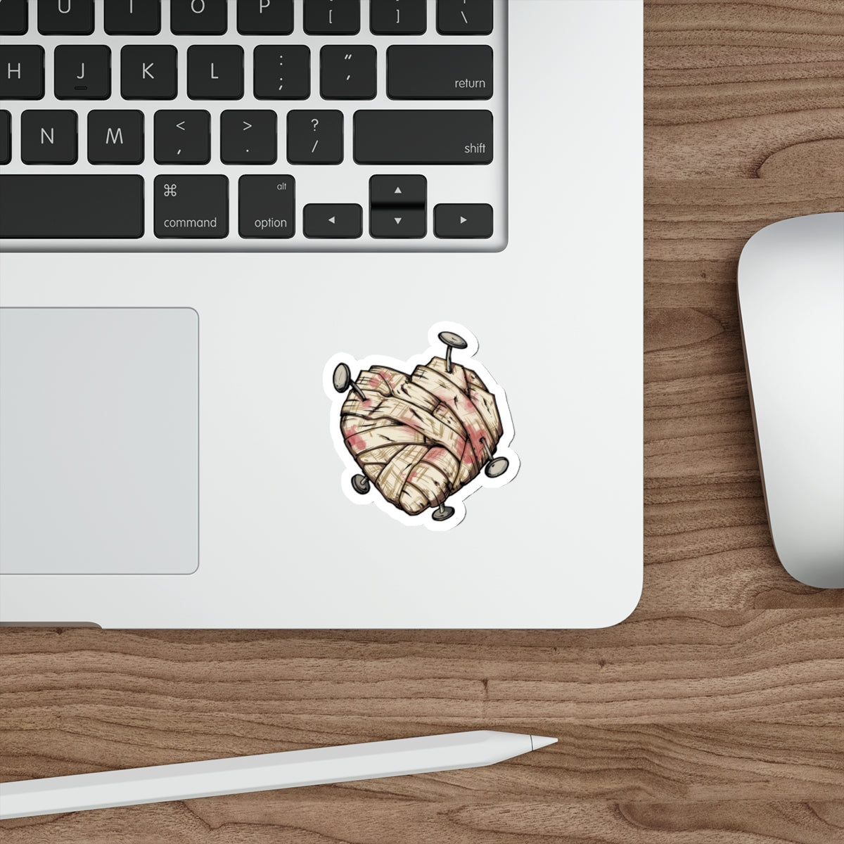 Voodoo Heart Die-Cut Sticker