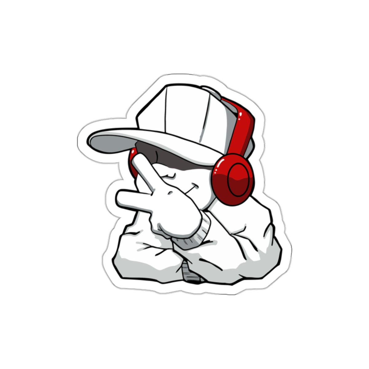 Peace Out Die Cut sticker