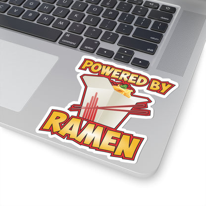 Powered by Ramen Kiss cut sticker, feel the fuel