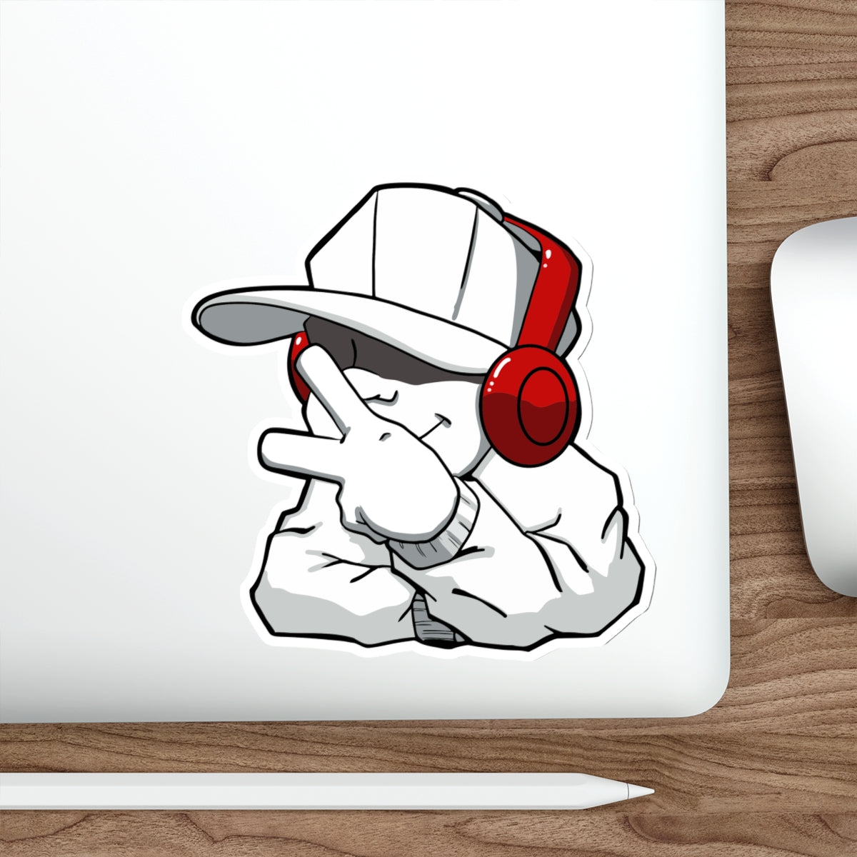 Peace Out Die Cut sticker