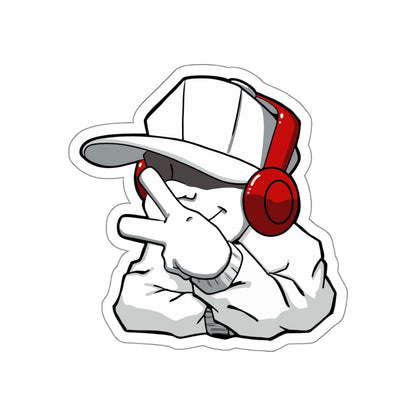 Peace Out Die Cut sticker