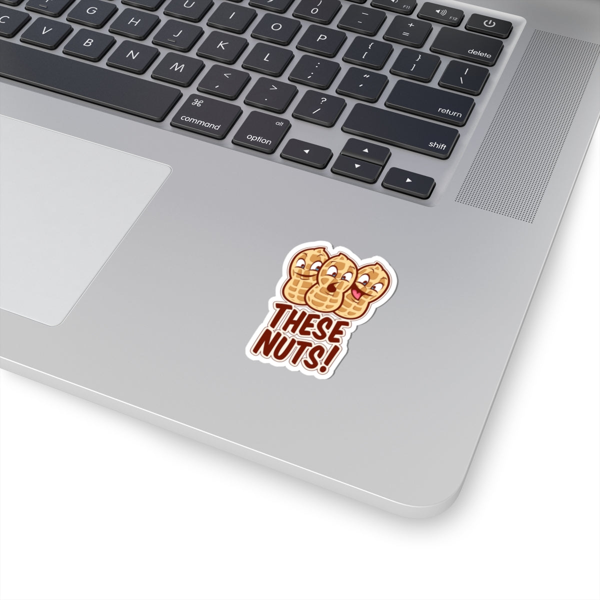 These Nuts! Die cut sticker