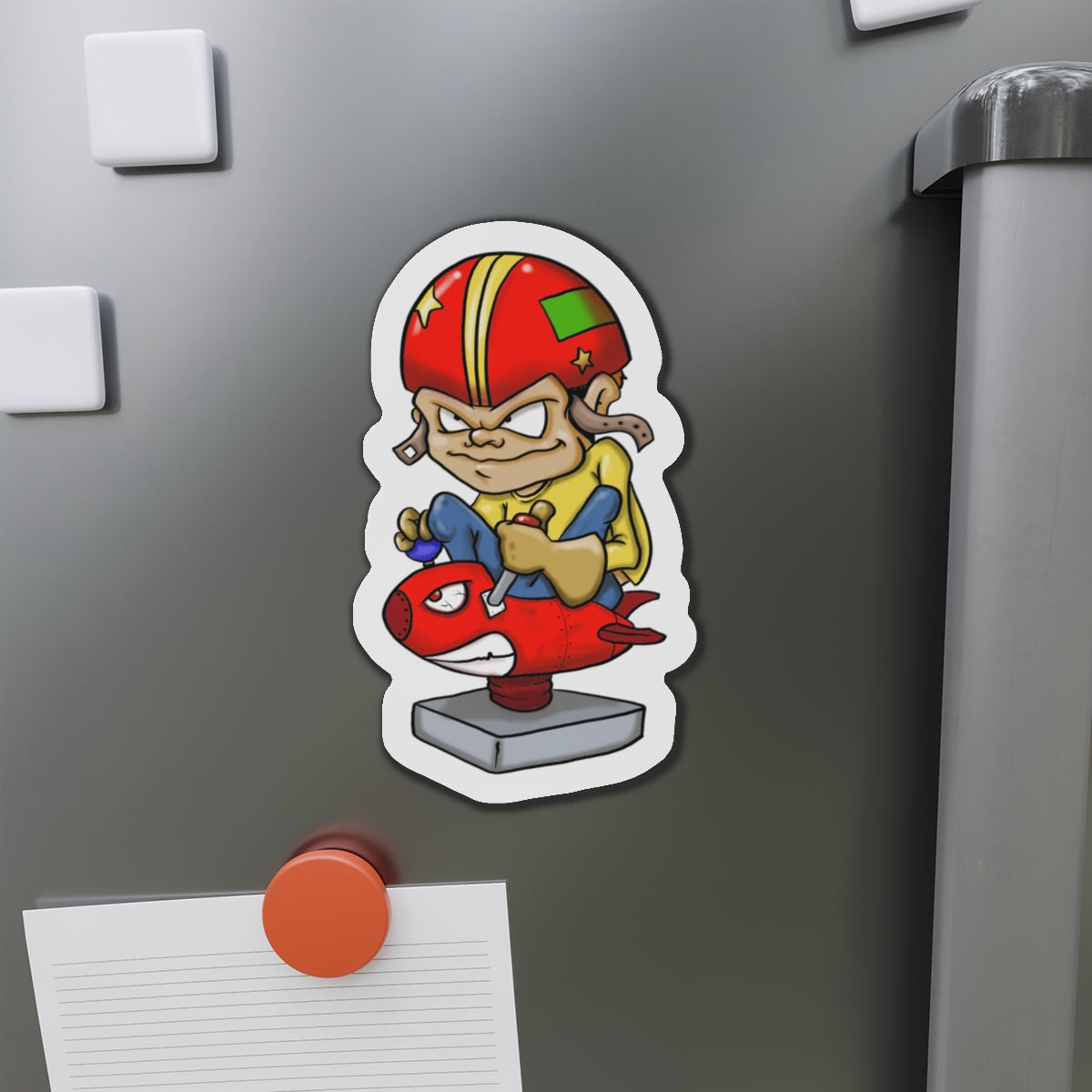 Kid Rocket Die cut sticker