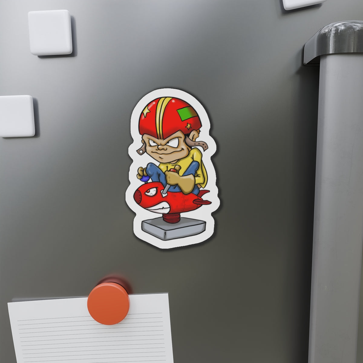 Kid Rocket Die cut sticker