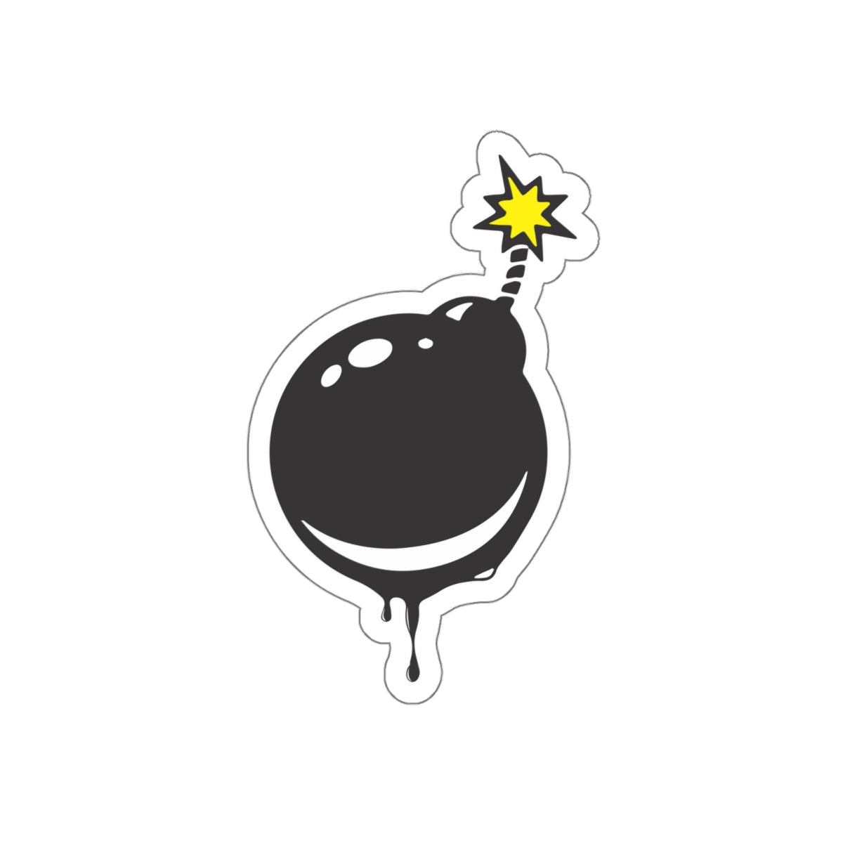 Da Bomb Die cut sticker