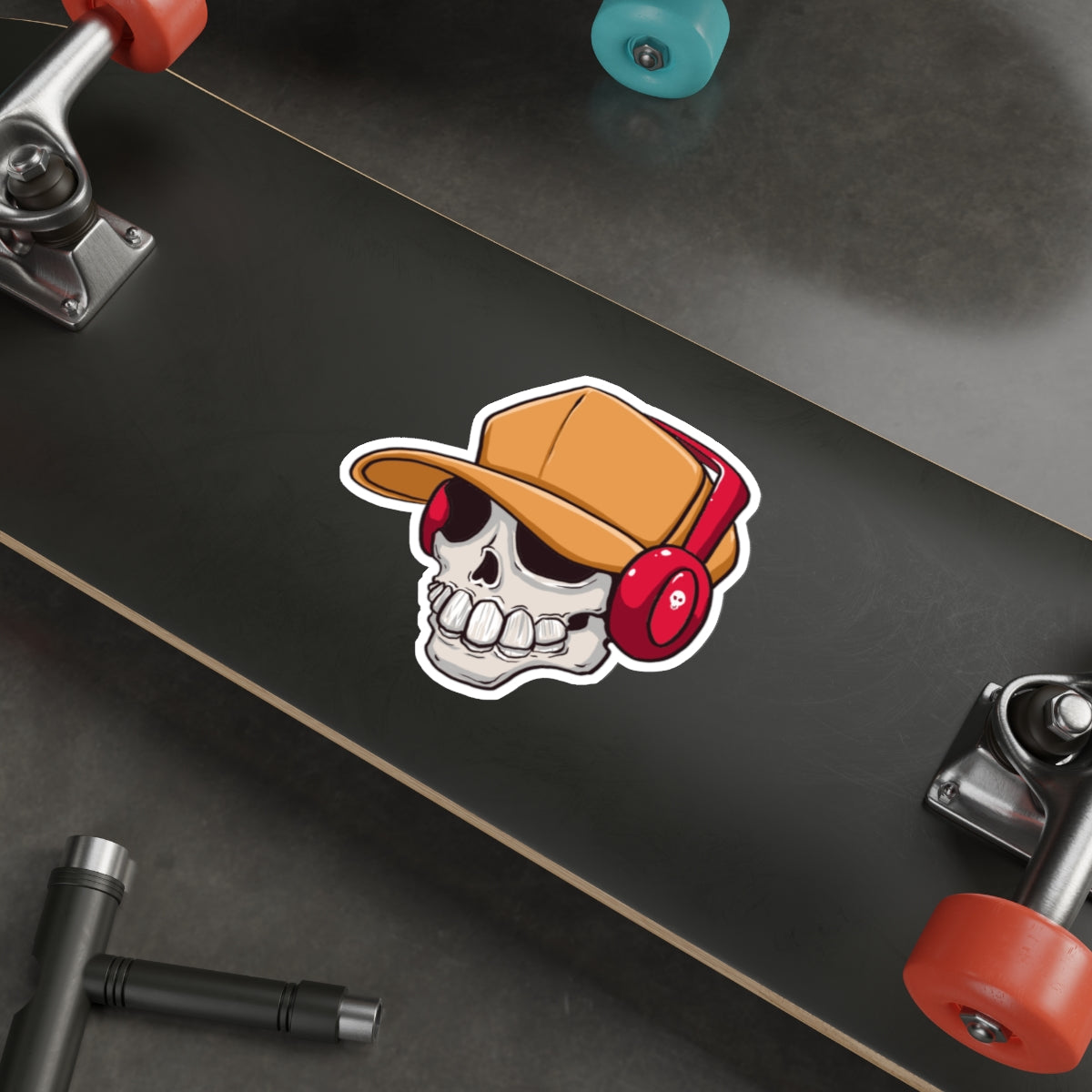 Good Vibes Skull Die cut