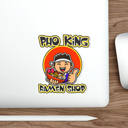 Pho King Ramen Shop Die-Cut Sticker