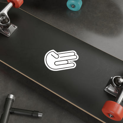 The legendary Shocker White Die-Cut Sticker