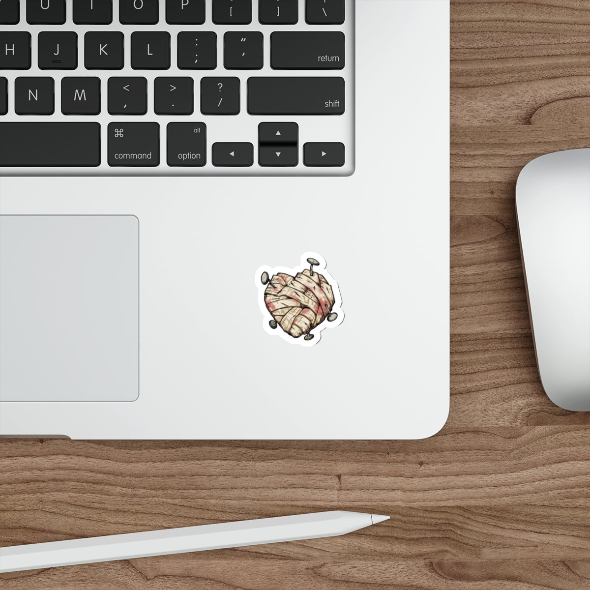 Voodoo Heart Die-Cut Sticker
