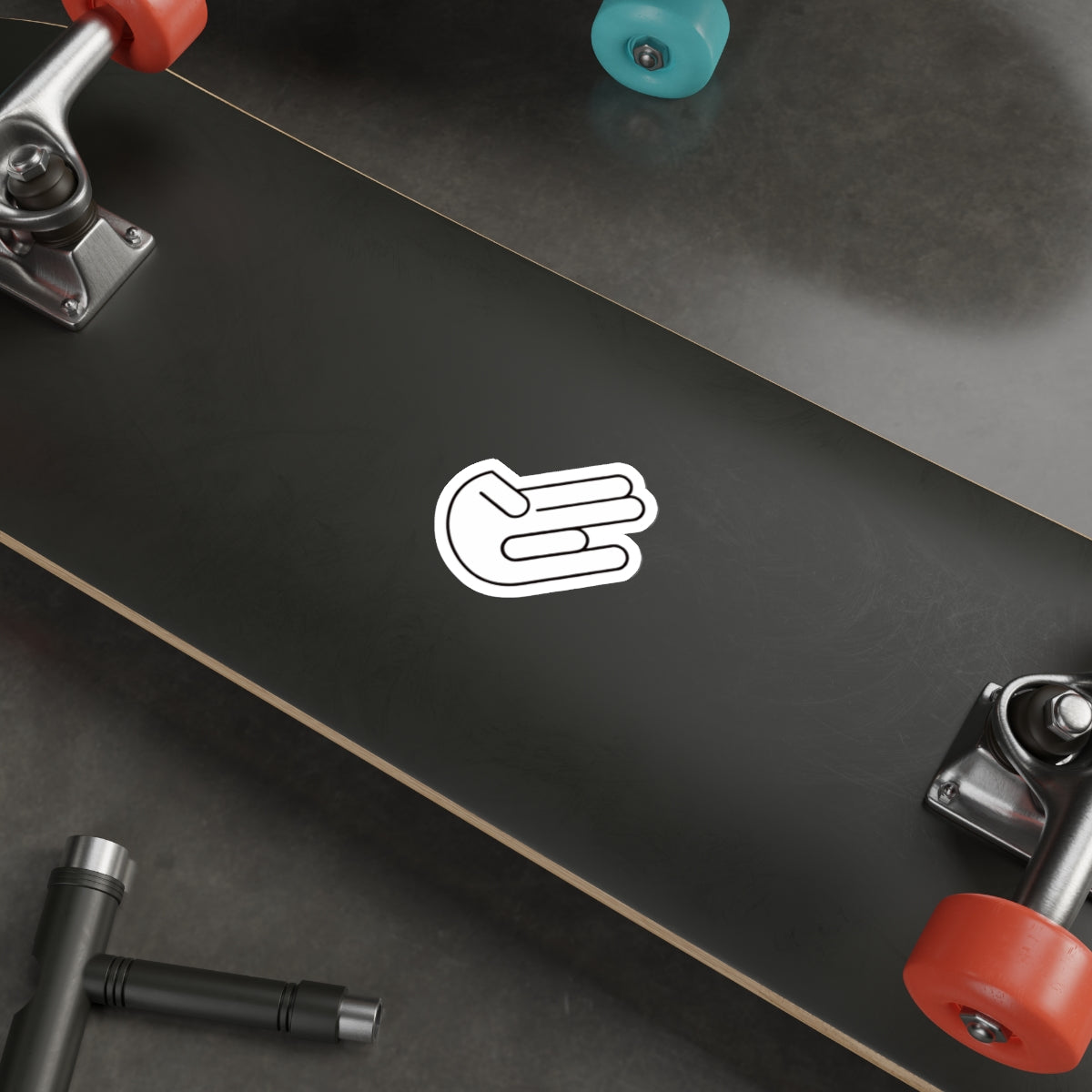 The legendary Shocker White Die-Cut Sticker
