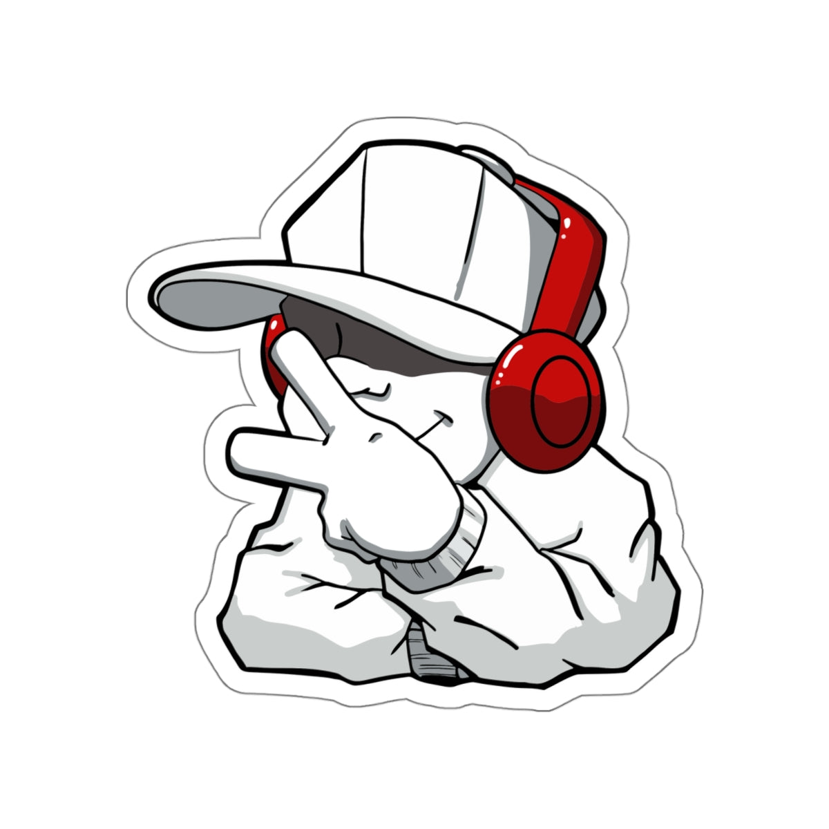 Peace Out Die Cut sticker