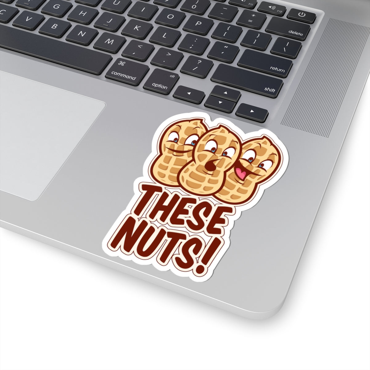 These Nuts! Die cut sticker