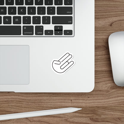 The legendary Shocker White Die-Cut Sticker