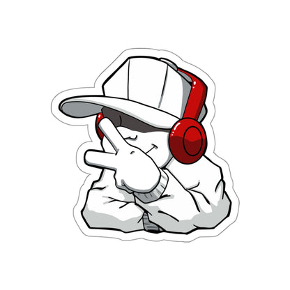 Peace Out Die Cut sticker